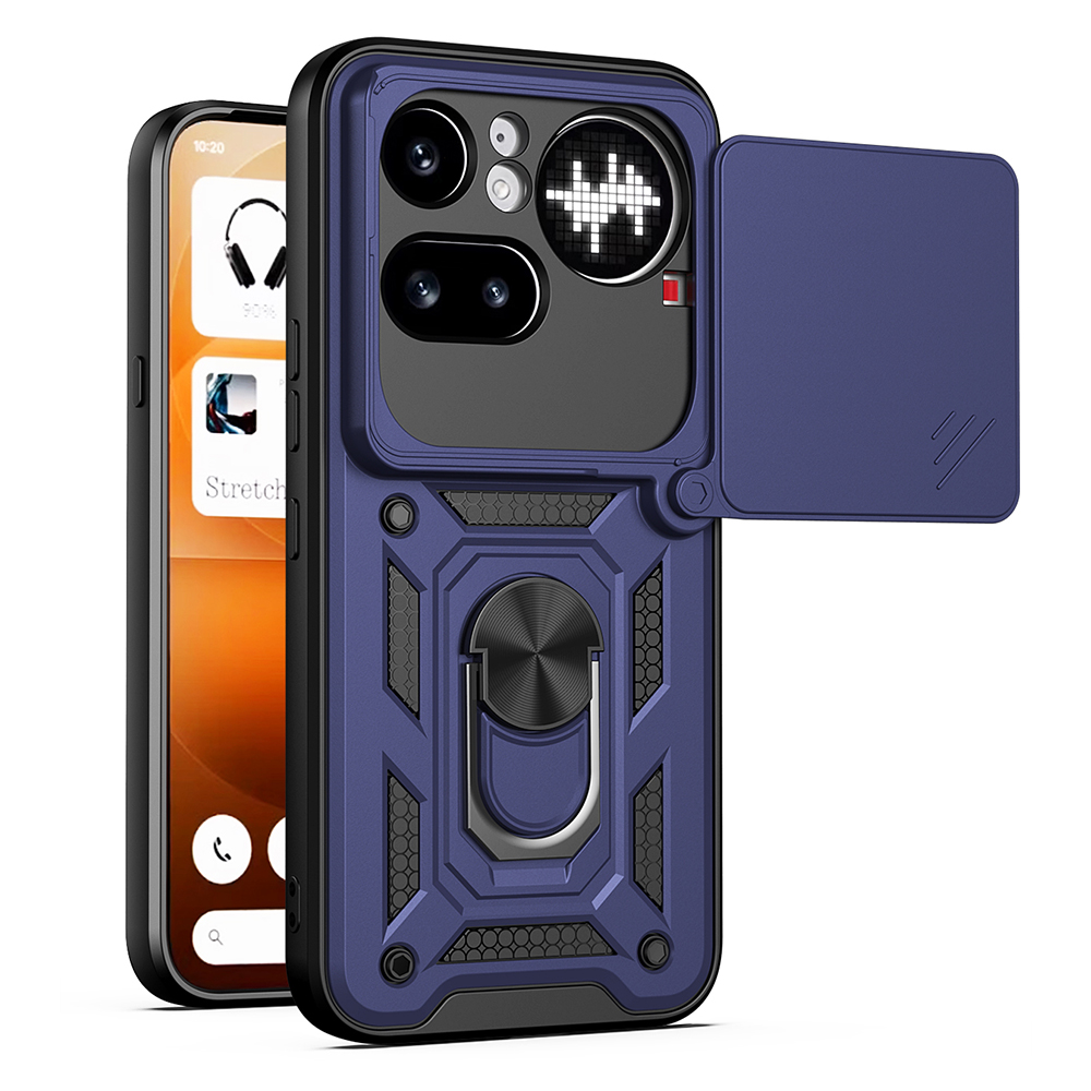Case for Nothing Phone (4a) Pro - Techsuit CamShield Series - Син
