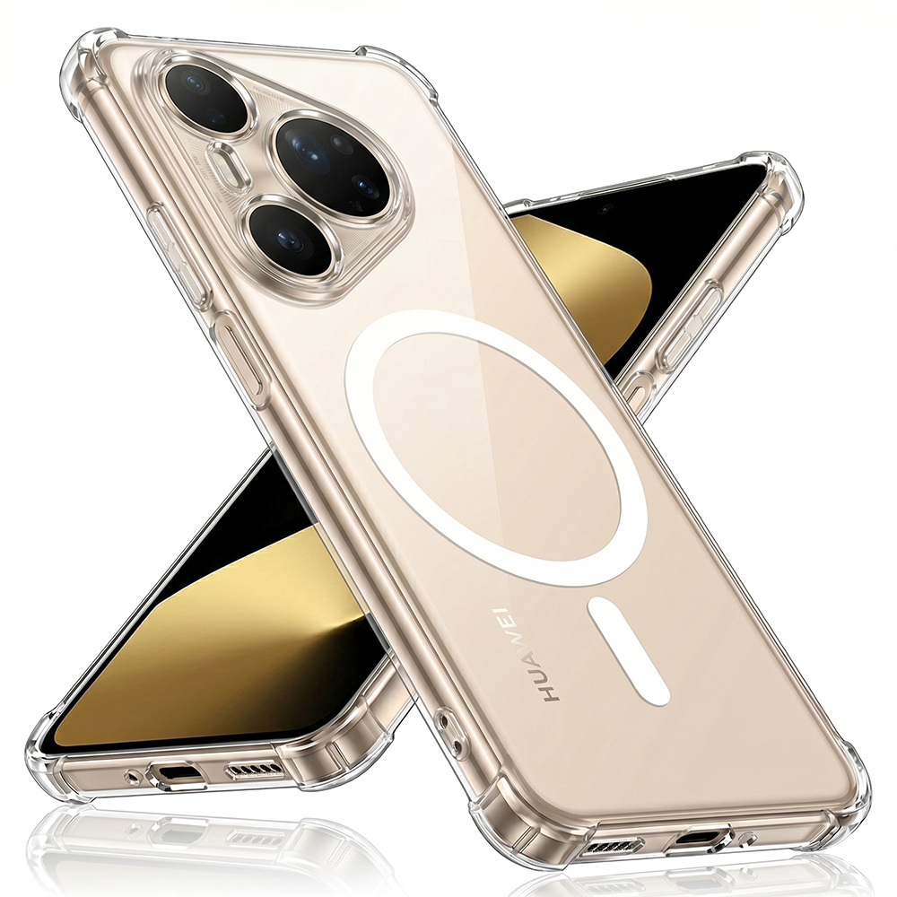 Калъф за Huawei Pura 80 Ultra - Techsuit Shockproof Прозрачен Silicone MagSafe - Прозрачен