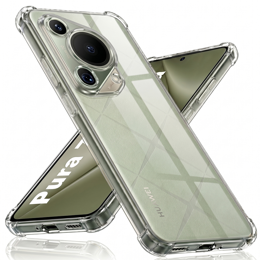 Калъф за Huawei Pura 70 Ultra - Techsuit Shockproof Прозрачен Прозрачен Silicone - Прозрачен