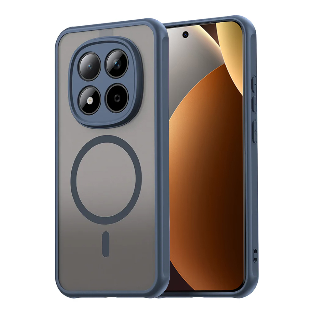Калъф за Xiaomi Redmi Note 15 Pro+ 5G / Poco M8 Pro 5G - Techsuit HaloFrost II MagSafe - Тъмносин Син