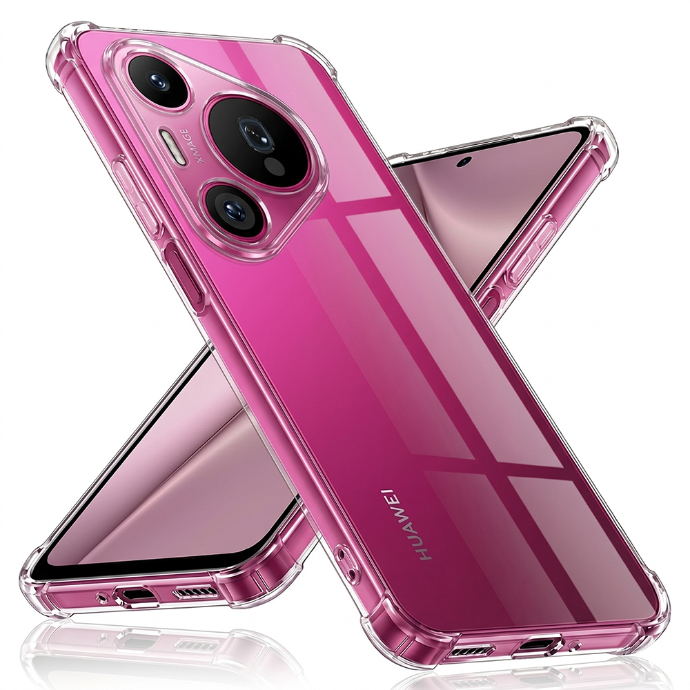 Калъф за Huawei Pura 70 - Techsuit Shockproof Прозрачен Прозрачен Silicone - Прозрачен