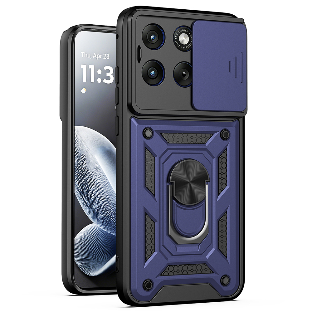 Калъф за Motorola Edge 70 Fusion - Techsuit CamShield Series - Син