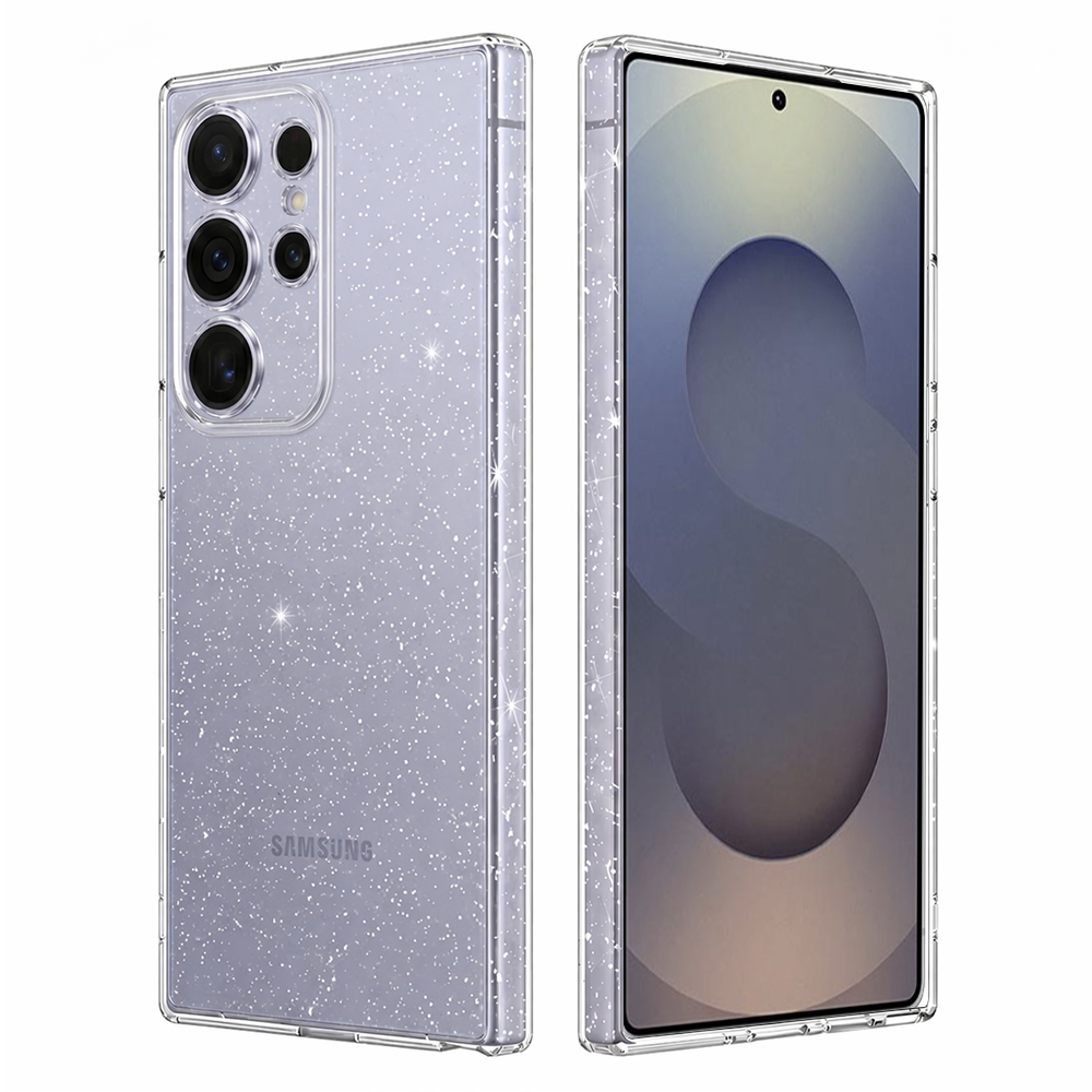 Калъф за Samsung Galaxy S25 Ultra - Techsuit SparkleSkin Series - Прозрачен