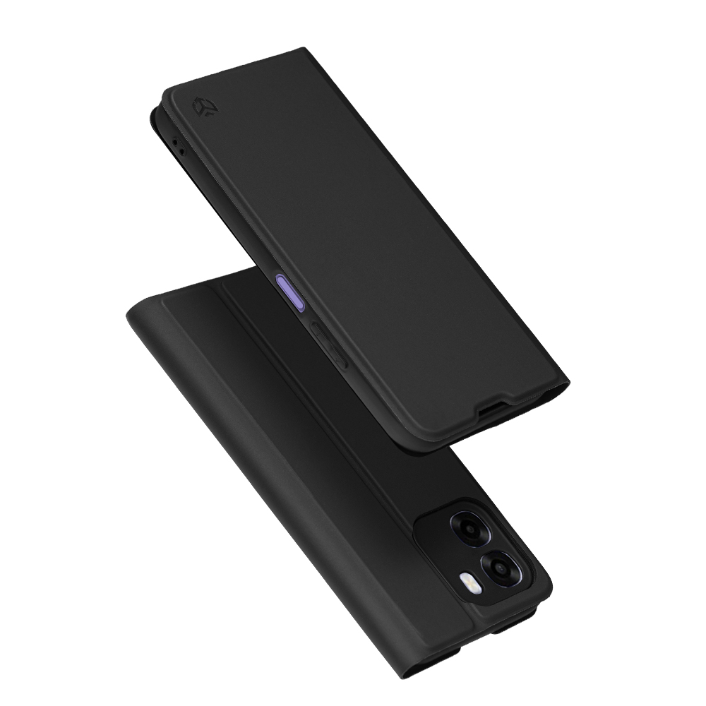 Калъф за Oppo A6x 4G / A6x 5G - Techsuit Magskin Book - Черен