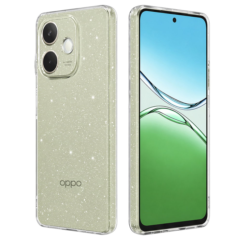 Калъф за Oppo A5 Pro 4G / A5 Pro 5G - Techsuit SparkleSkin Series - Прозрачен