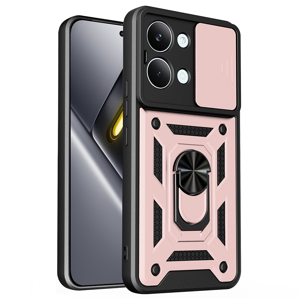 Калъф за Xiaomi Poco X8 Pro Max - Techsuit CamShield Series - Розово злато