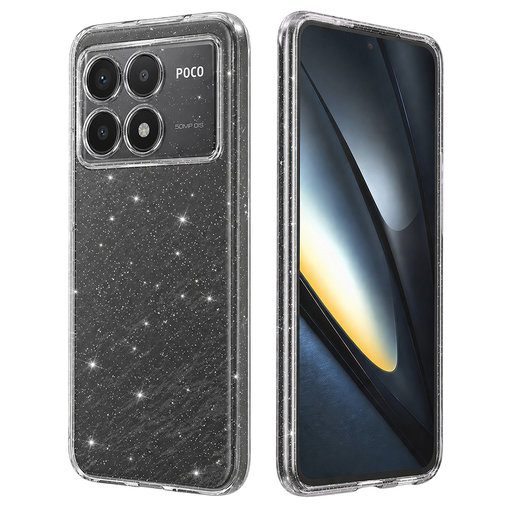 Калъф за Xiaomi Poco F6 Pro - Techsuit SparkleSkin Series - Прозрачен