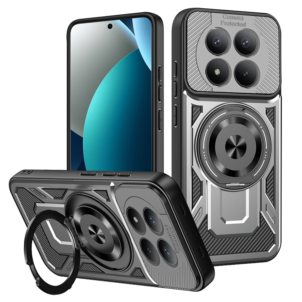 Калъф за Xiaomi Redmi Note 15 Pro 4G - Techsuit RuggedCam - Сив