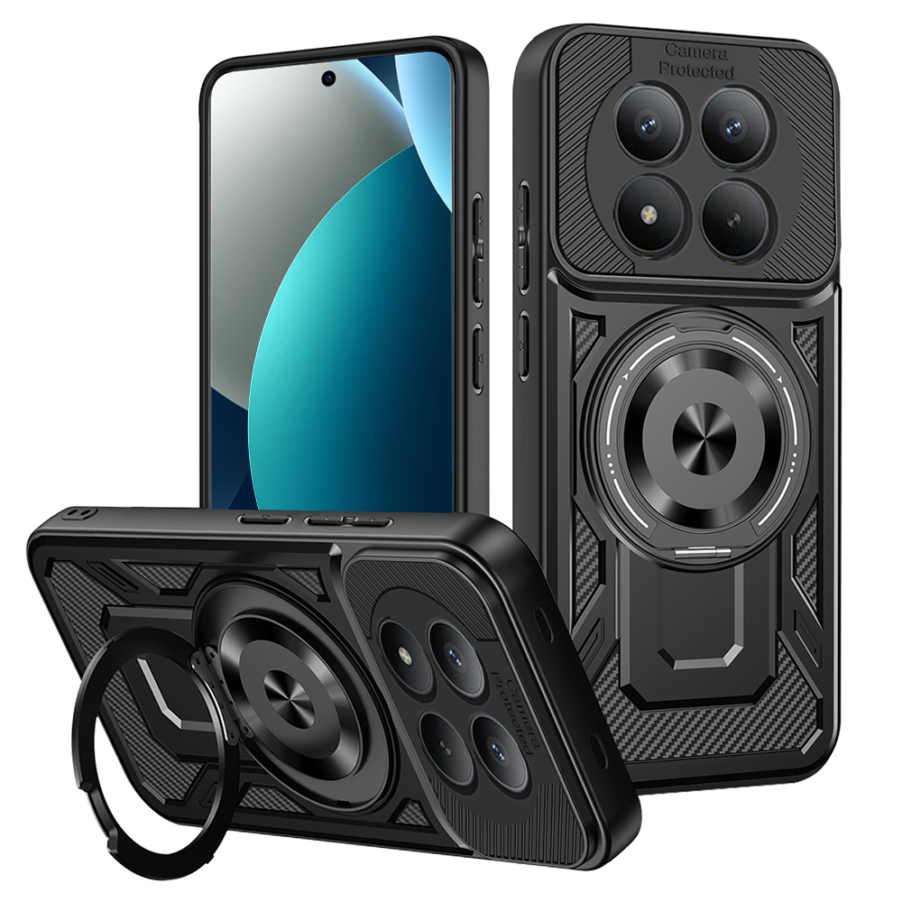 Калъф за Xiaomi Redmi Note 15 Pro 4G - Techsuit RuggedCam - Черен