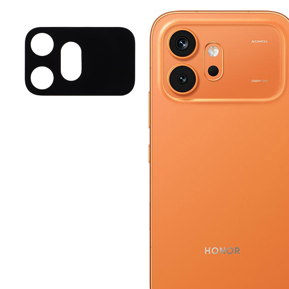 Капак за камера за Honor 600 - Techsuit Full Camera Glass - Черен