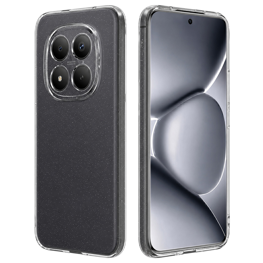 Калъф за Xiaomi Redmi Note 15 Pro+ 5G / Poco M8 Pro 5G - Techsuit SparkleSkin Series - Прозрачен