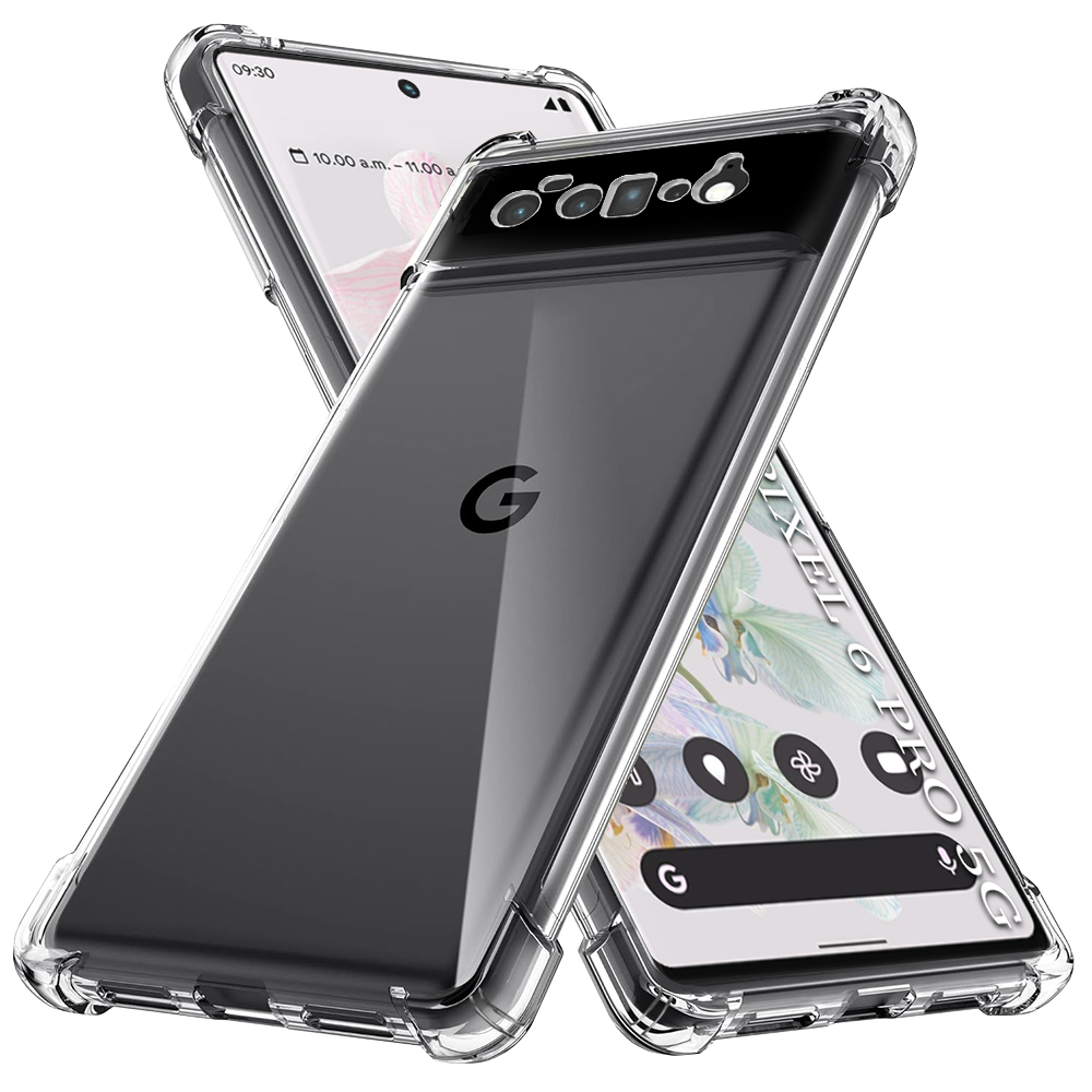 Калъф за Google Pixel 6 Pro - Techsuit Shockproof Прозрачен Silicone - Прозрачен