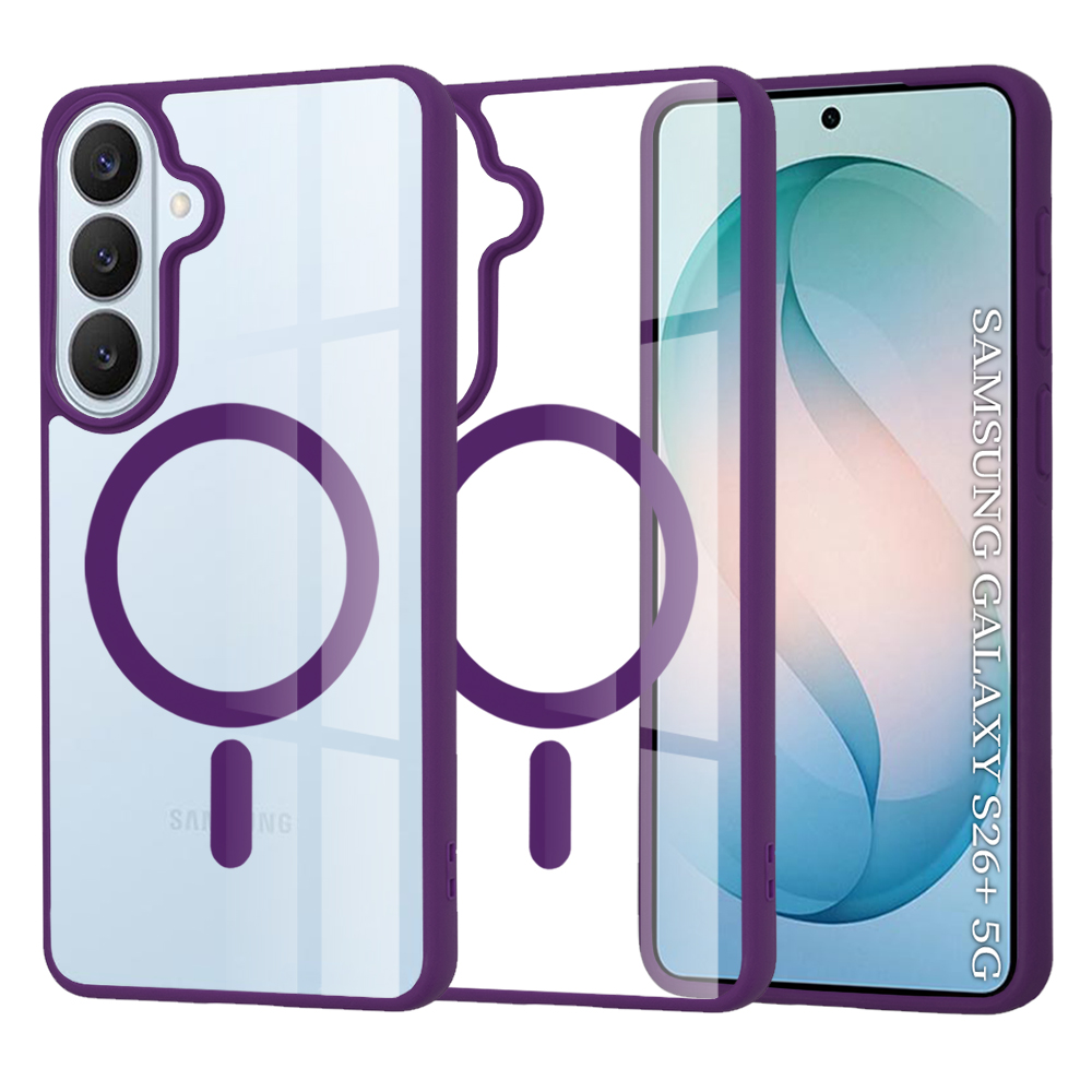 Калъф за Samsung Galaxy S26 Plus - Techsuit MagSafe Pro - Лилав