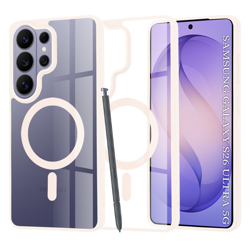 Калъф за Samsung Galaxy S26 Ultra - Techsuit MagSafe Pro - Nude Розов
