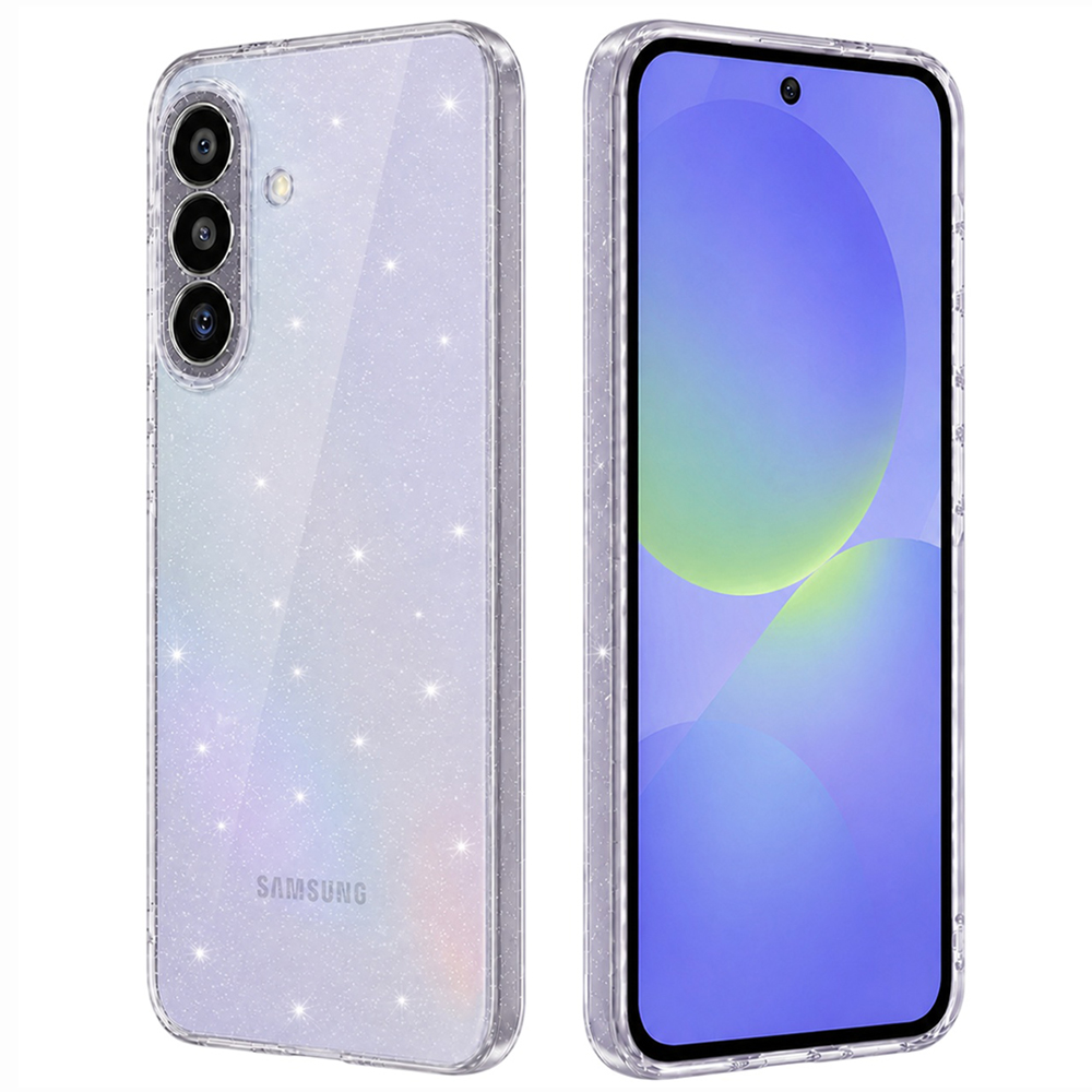 Калъф за Samsung Galaxy A36 5G - Techsuit SparkleSkin Series - Прозрачен