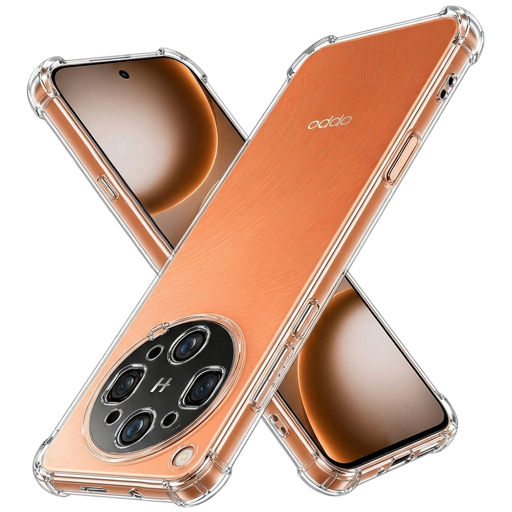 Калъф за Oppo Find X9 Ultra - Techsuit Shockproof Прозрачен Прозрачен Silicone - Прозрачен