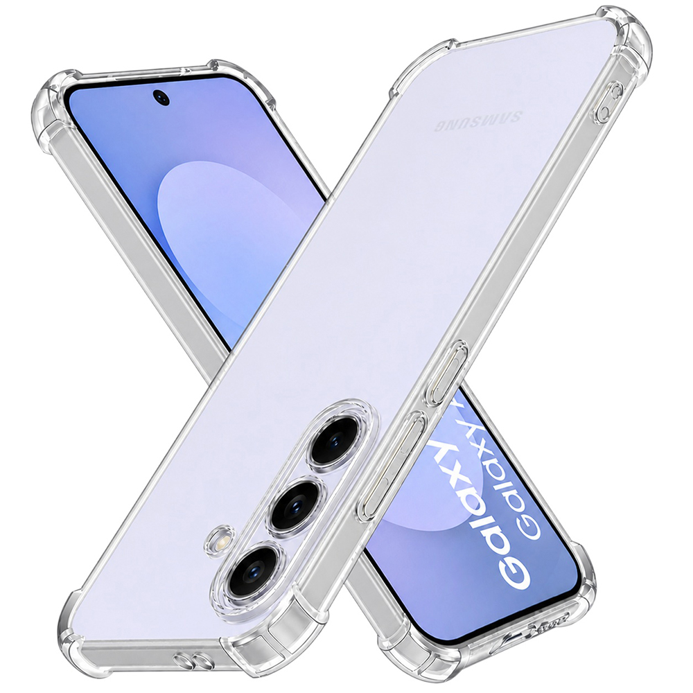 Калъф за Samsung Galaxy S25 FE - Techsuit Shockproof Прозрачен Прозрачен Silicone - Прозрачен
