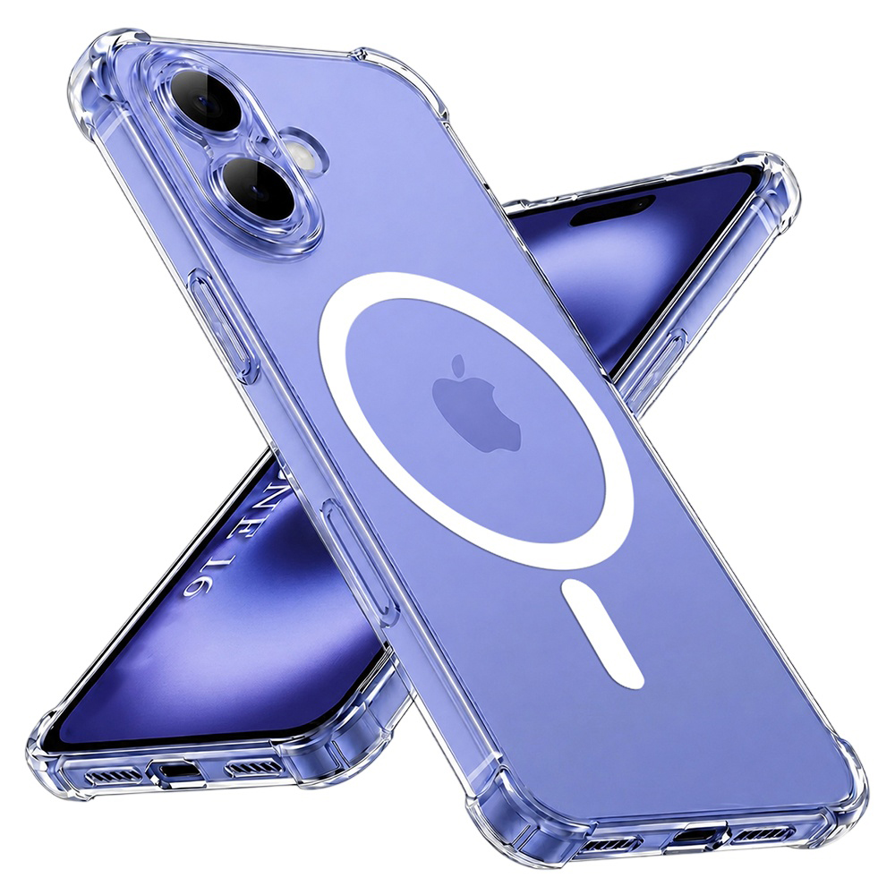 Калъф за iPhone 16 - Techsuit Shockproof Прозрачен Silicone MagSafe - Прозрачен