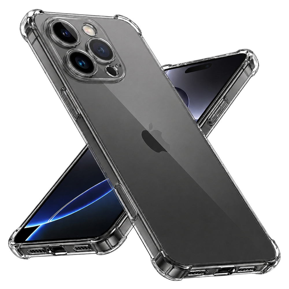 Калъф за iPhone 16 Pro Max - Techsuit Shockproof Прозрачен Прозрачен Silicone - Прозрачен
