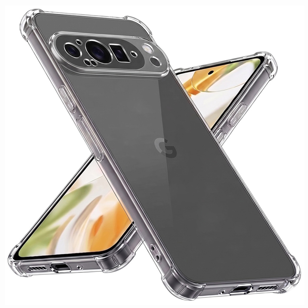 Калъф за Google Pixel 9 Pro XL - Techsuit Shockproof Прозрачен Silicone - Прозрачен