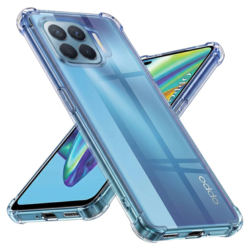 Калъф за Oppo Reno4 Lite - Techsuit Shockproof Прозрачен Silicone - Прозрачен