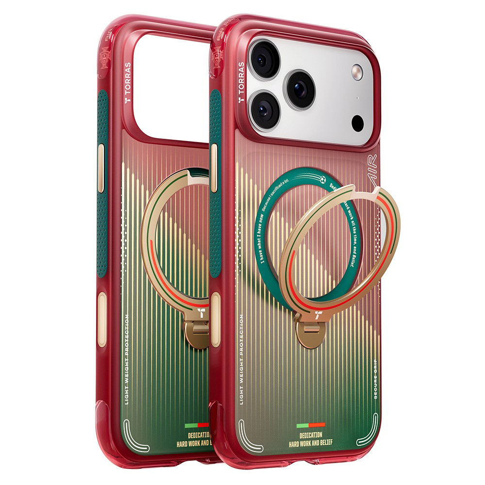 Калъф за iPhone 17 Pro - Torras Ostand Q3 Air Series - Glory Slash