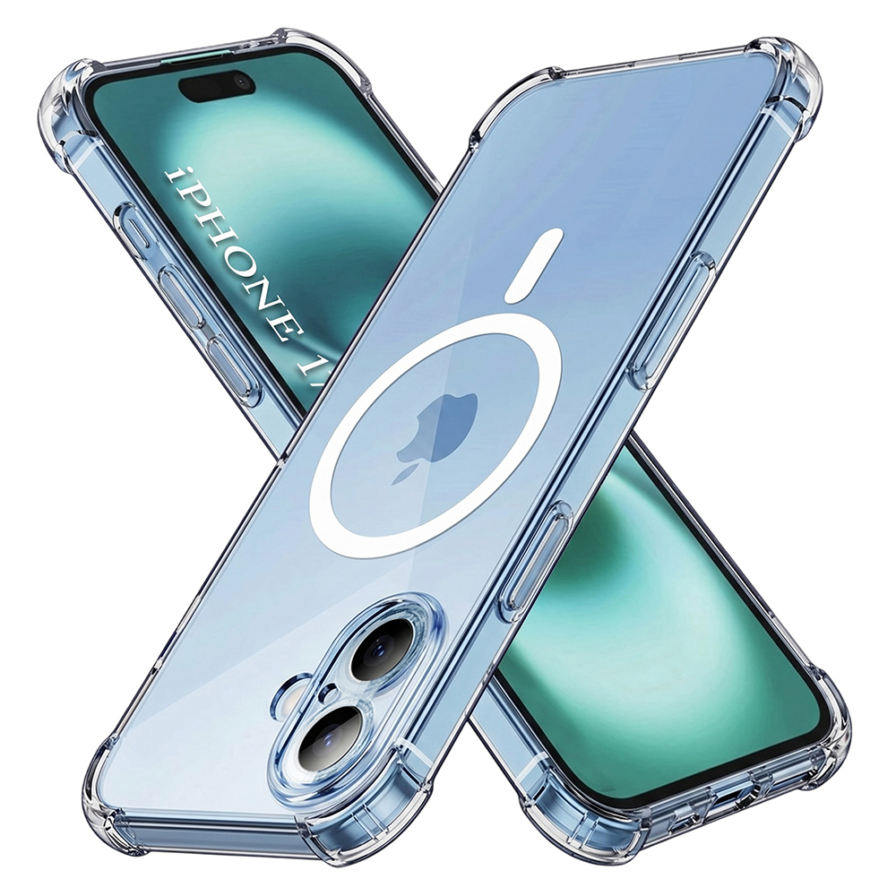 Калъф за iPhone 17 - Techsuit Shockproof Прозрачен Silicone MagSafe - Прозрачен
