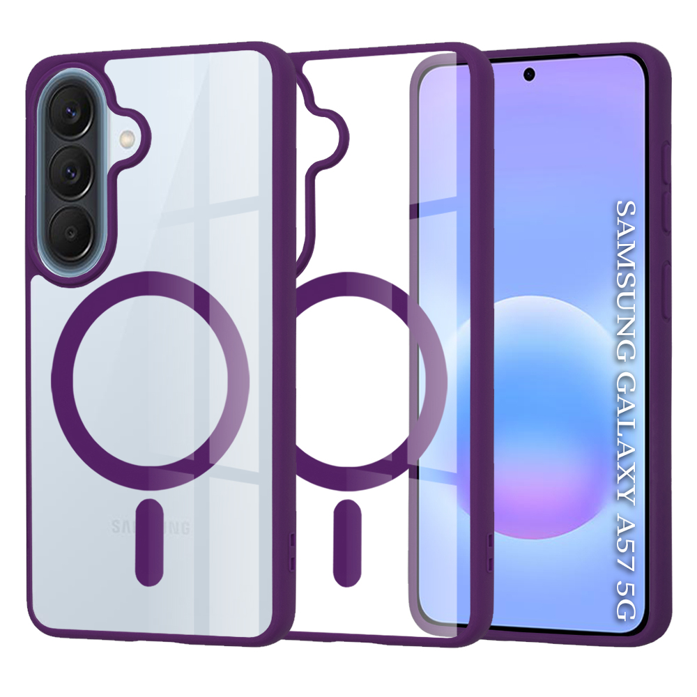 Калъф за Samsung Galaxy A57 5G - Techsuit MagSafe Pro - Лилав