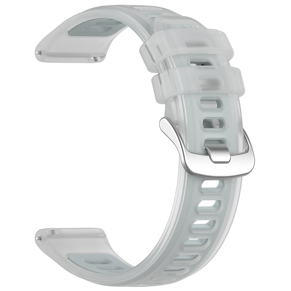 Каишка за часовник за Samsung Galaxy Watch (46мм)/Watch 3/Gear S3, Huawei Watch GT/GT 2 (46мм) - Techsuit Watchband 22мм (W084) - Бяла