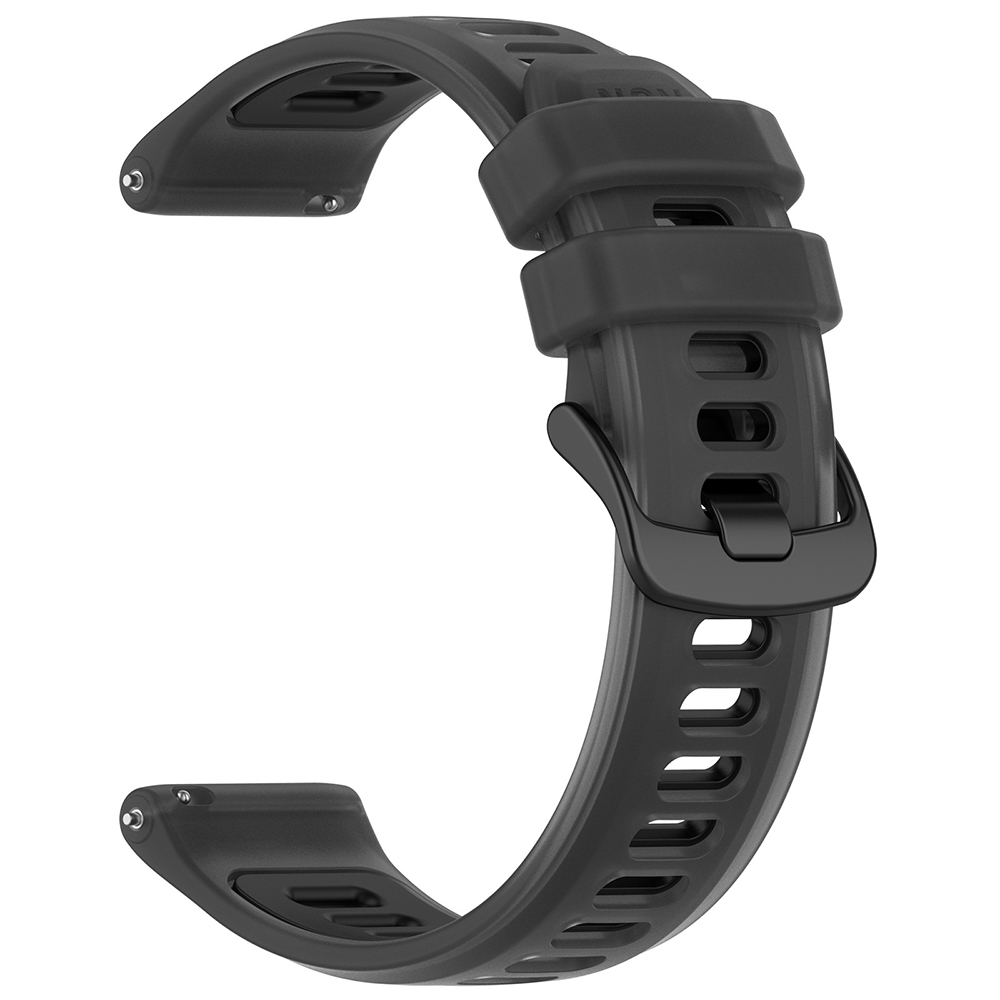 Каишка за часовник за Samsung Galaxy Watch4/5/Active 2, Huawei Watch GT 3 (42мм)/GT 3 Pro (43мм) - Techsuit Watchband 20мм (W084) - Черна