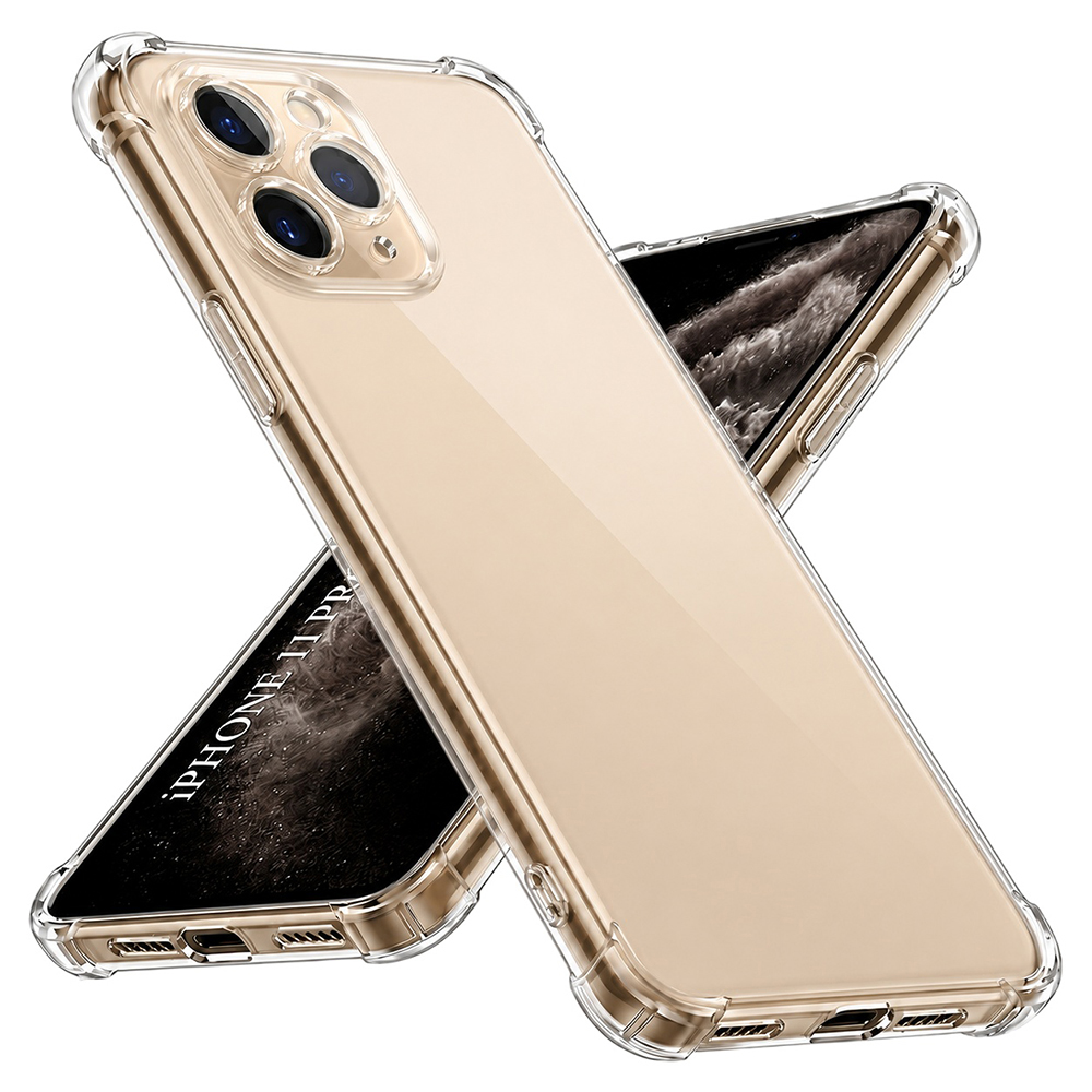 Калъф за iPhone 11 Pro - Techsuit Shockproof Прозрачен Silicone - Прозрачен