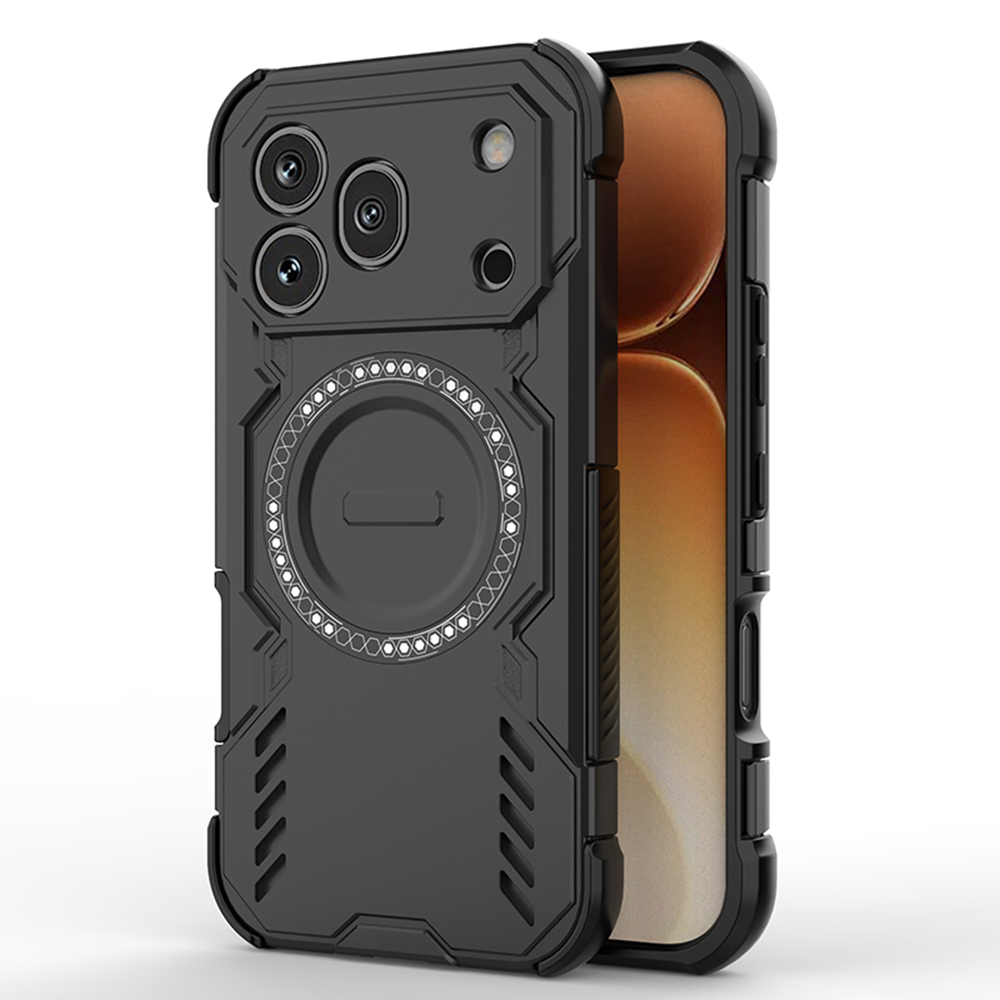 Калъф за Honor 600 Pro - Techsuit ArmorMag Case - Черен