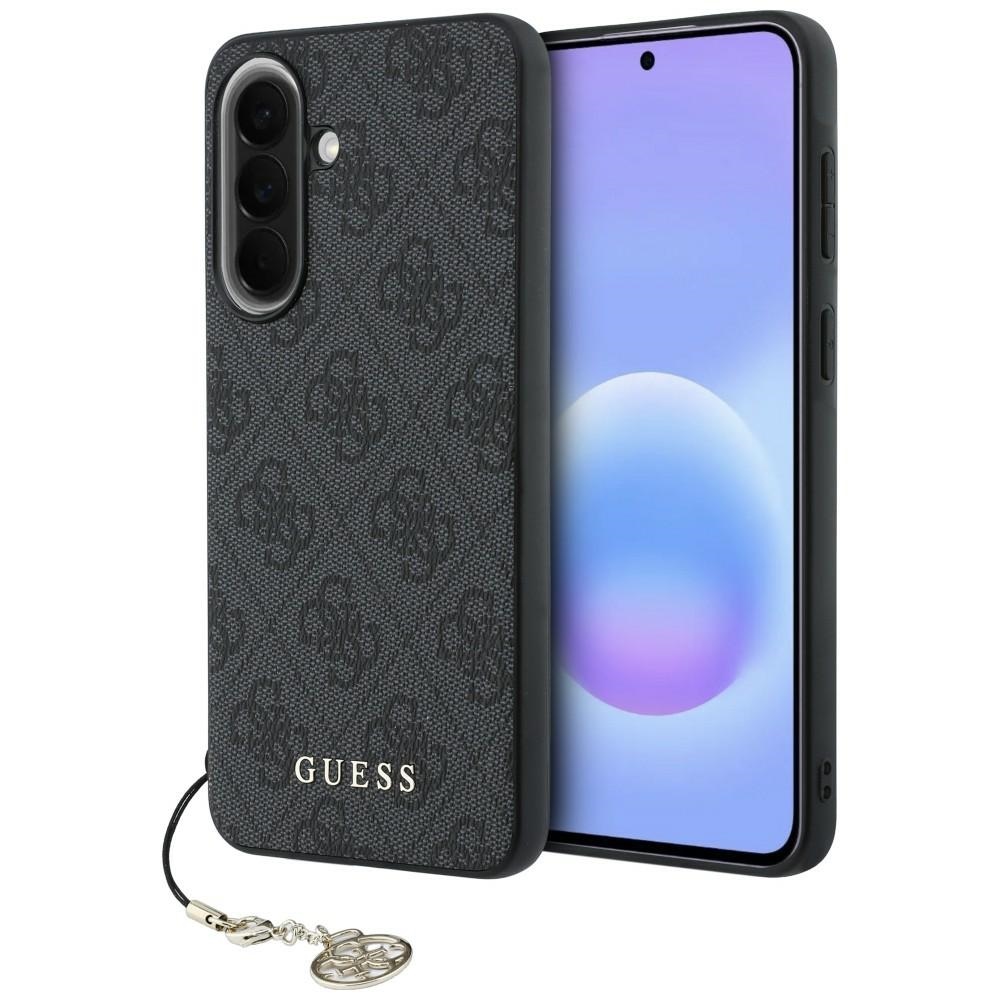 Калъф за Samsung Galaxy A57 5G - Guess Hardcase 4G Classic Logo Charm (GUHCSA57GF4GGR) - Черен