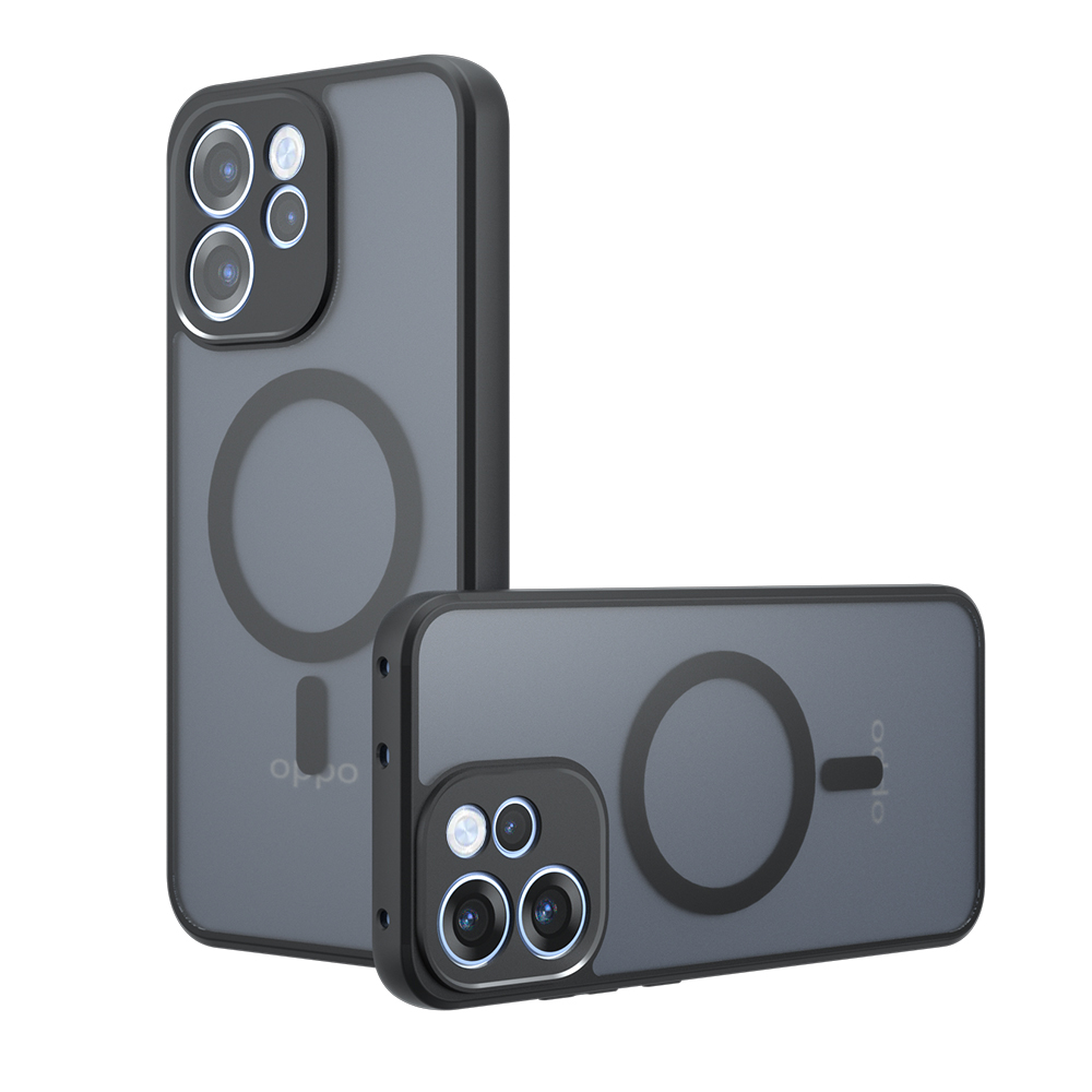 Калъф за Oppo Reno15 F / Reno15 FS 5G - Techsuit PureFrost MagSafe - Frosted Черен