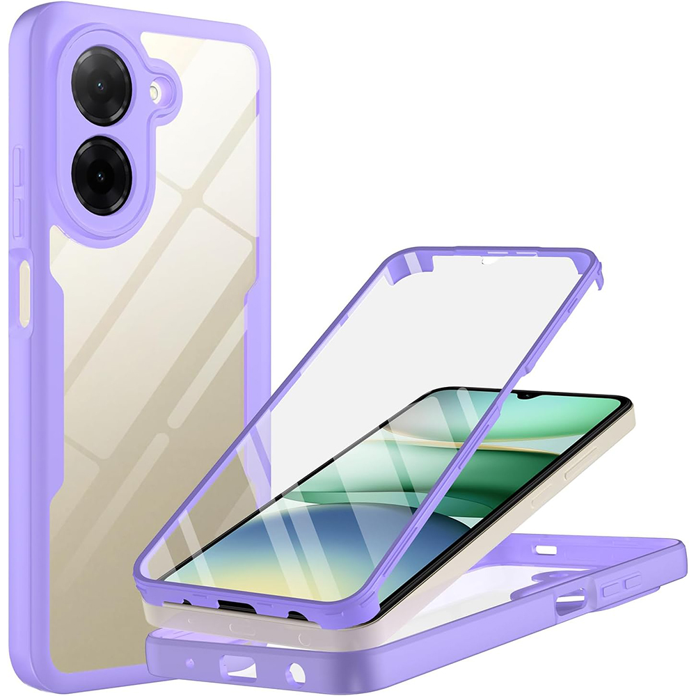 Калъф за Xiaomi Redmi A5 4G (стандартен) + капак - Techsuit ColorVerse 360 Series - Лилав