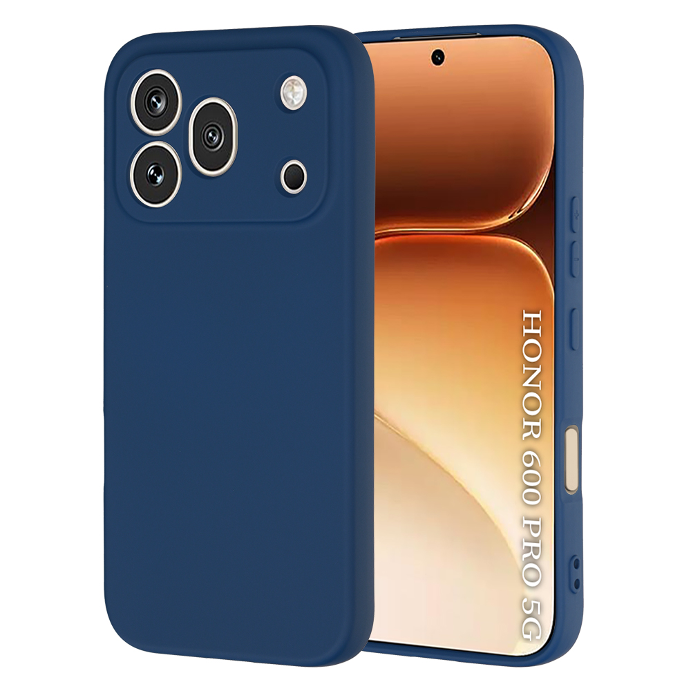 Калъф за Honor 600 Pro - Techsuit SoftFlex - Тъмносин Син