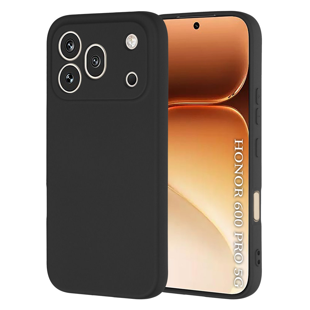 Калъф за Honor 600 Pro - Techsuit SoftFlex - Черен
