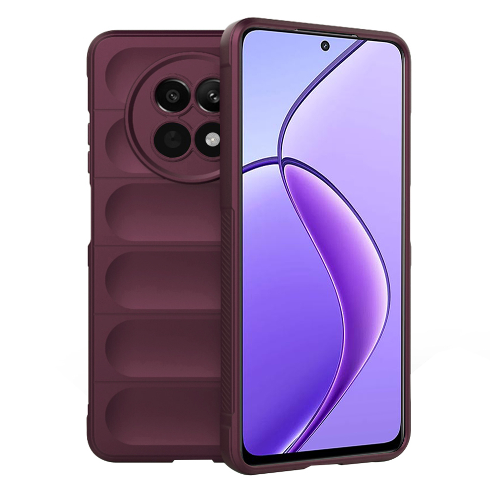 Калъф за Realme 12 / 12x - Techsuit Magic Shield - Bordeaux