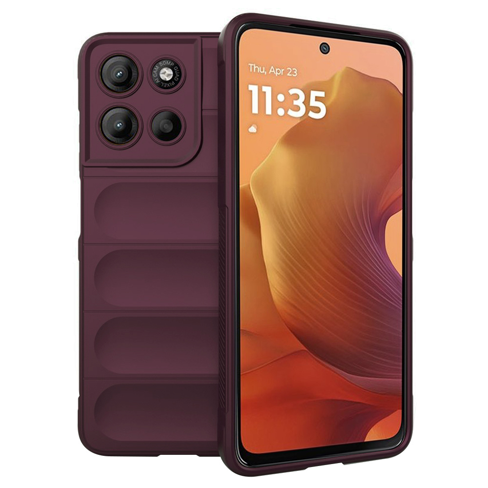 Калъф за Motorola Moto Moto G15 / G15 Power / G17 / G17 Power - Techsuit Magic Shield - Bordeaux