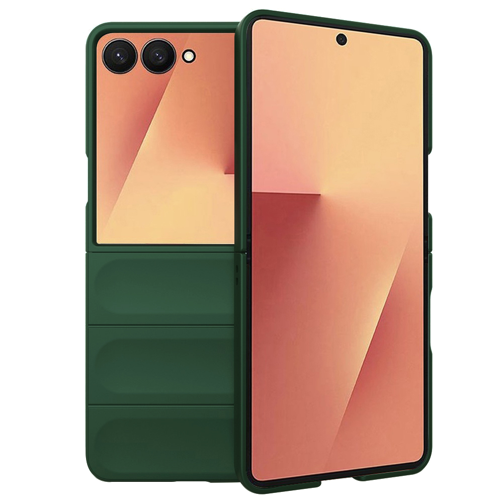 Калъф за Samsung Galaxy Z Flip7 - Techsuit Magic Shield - Зелен