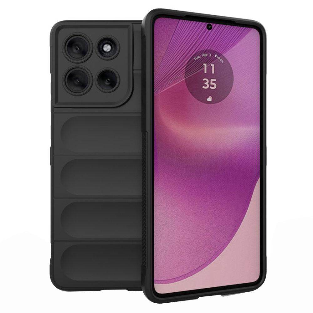 Калъф за Motorola Moto G86 - Techsuit Magic Shield - Черен