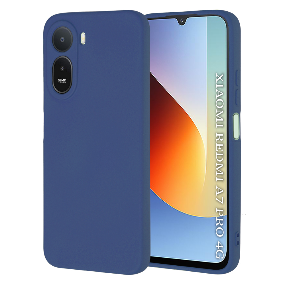 Калъф за Xiaomi Redmi A7 Pro 4G - Techsuit SoftFlex - Тъмносин Син