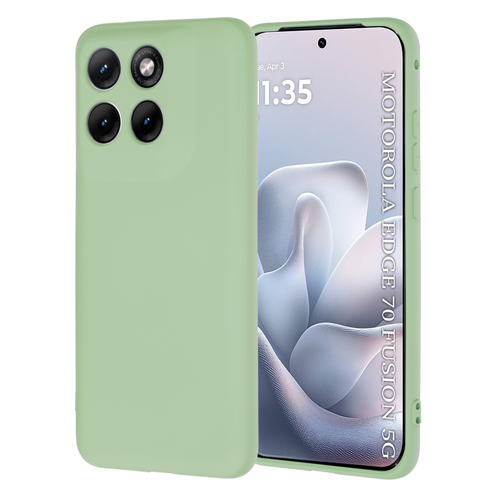 Калъф за Motorola Edge 70 Fusion - Techsuit SoftFlex - Mint Зелен