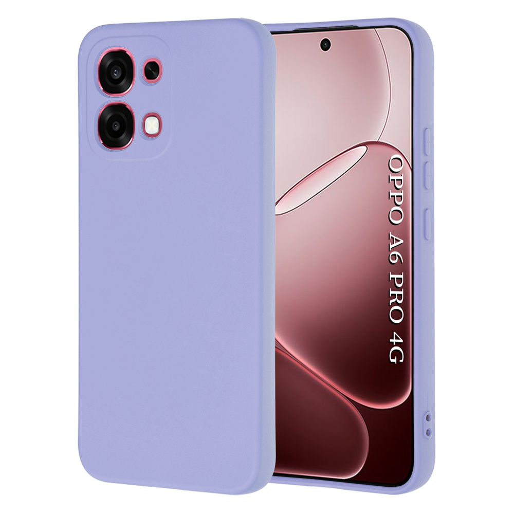 Калъф за Oppo A6 Pro 4G / A6 Pro 5G - Techsuit SoftFlex - Светло лилав
