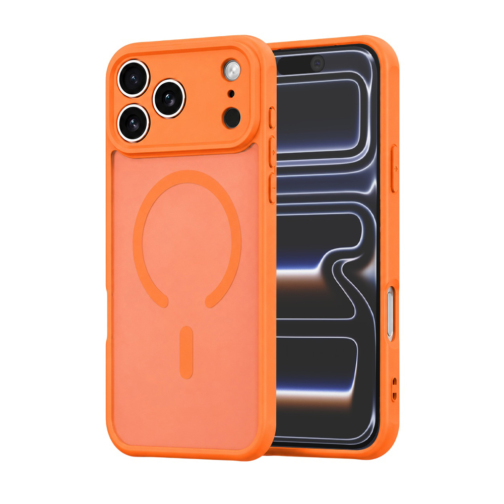 Калъф за iPhone 17 Pro - Techsuit HaloFrost II MagSafe - Оранжев