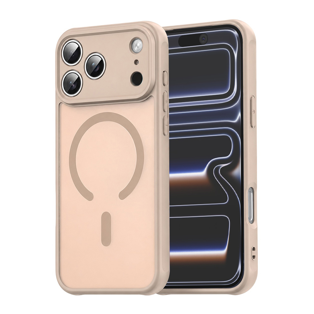 Калъф за iPhone 17 Pro - Techsuit HaloFrost II MagSafe - златен