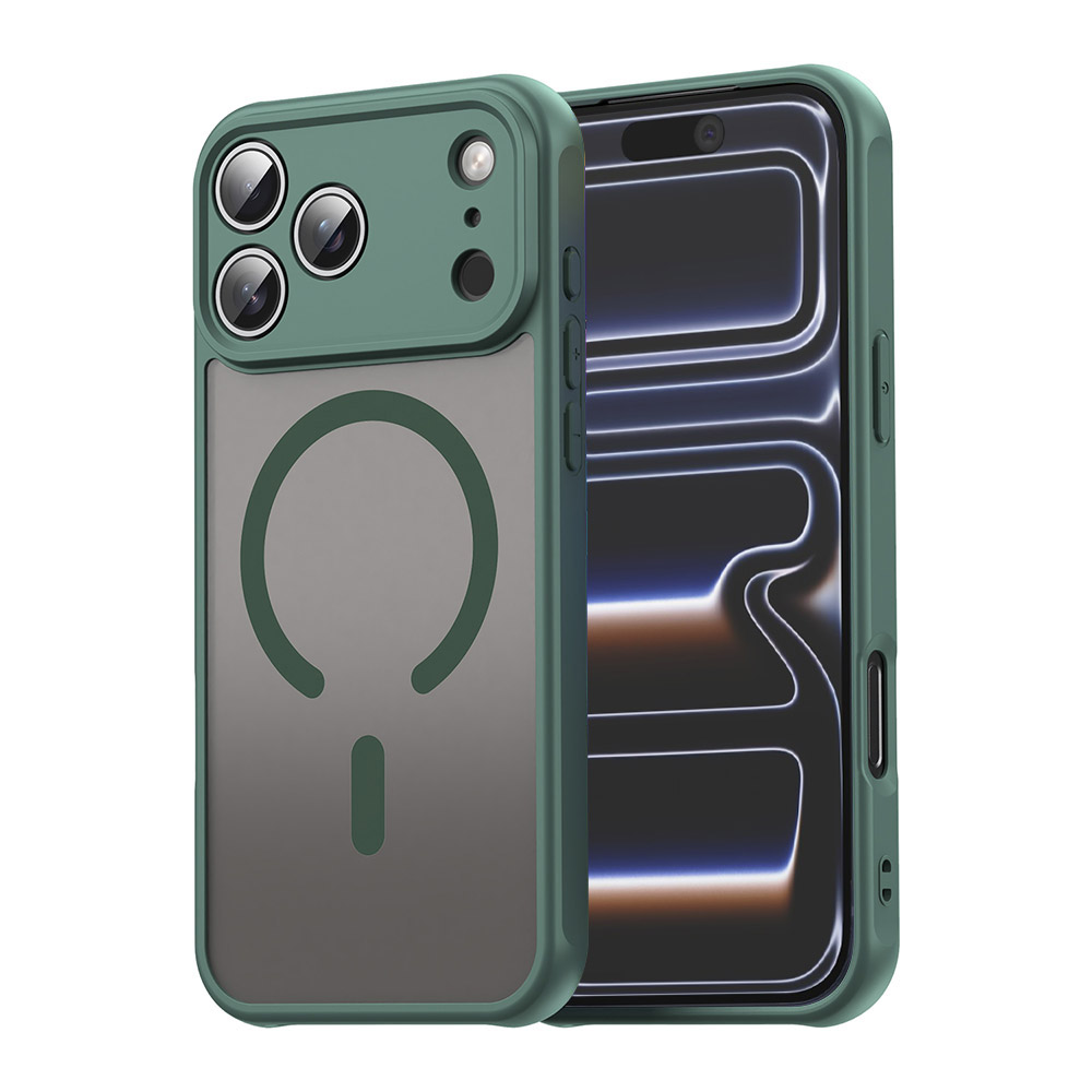 Калъф за iPhone 17 Pro - Techsuit HaloFrost II MagSafe - Зелен