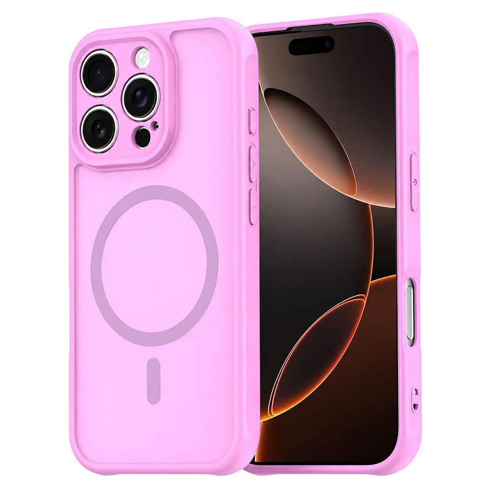 Калъф за iPhone 16 Pro - Techsuit HaloFrost II MagSafe - Розов