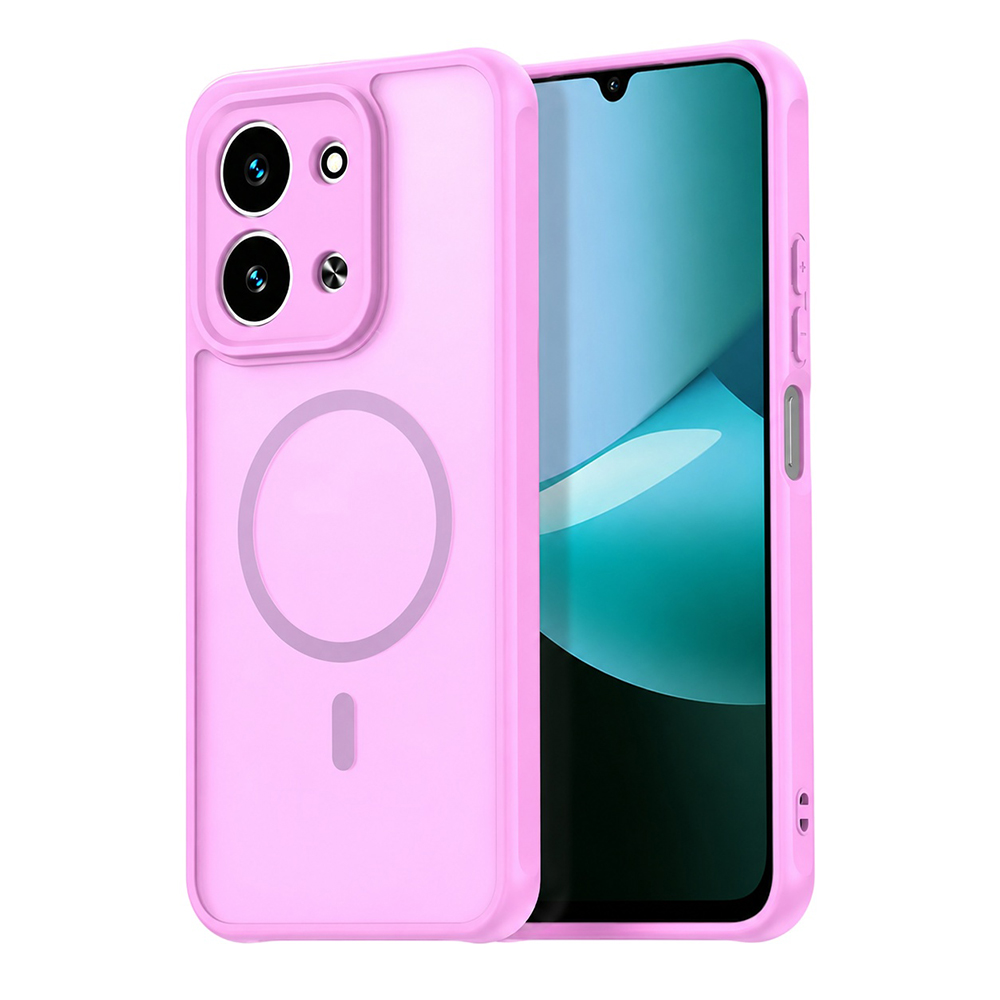 Калъф за Xiaomi Redmi 15C 4G / Redmi 15C 5G - Techsuit HaloFrost II MagSafe - Розов