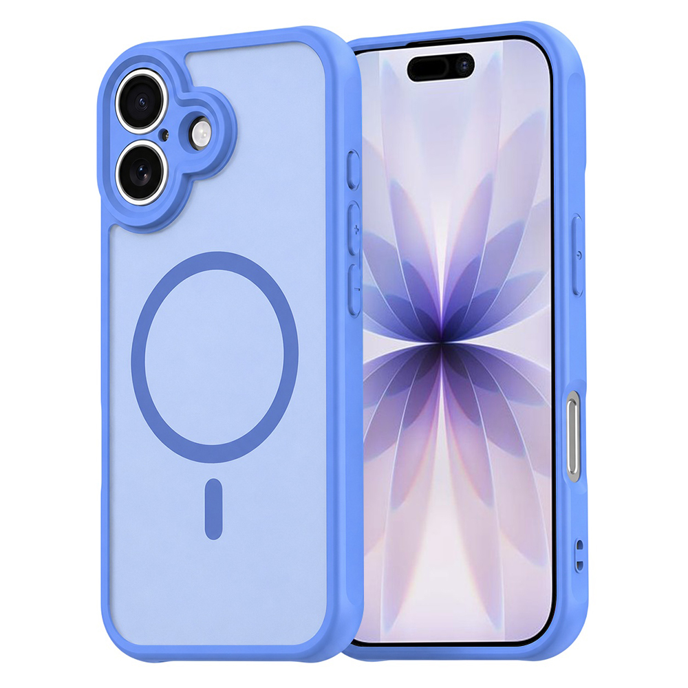Калъф за iPhone 17 - Techsuit HaloFrost II MagSafe - Небесносин